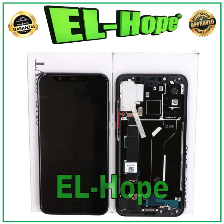 ORIGINAL TOUCH LCD FRAME DISPLAY FRAME XIAOMI MI8 MI 8 M1803E1A M1803E1C BLACK