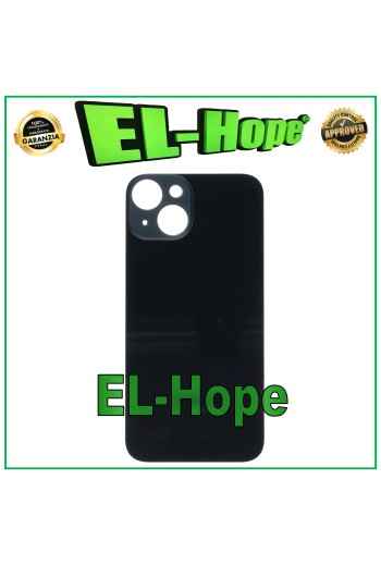 GLASS BACK BODY BATTERY COVER FOR IPHONE 14 BIG HOLE MIDNIGHT BLACK