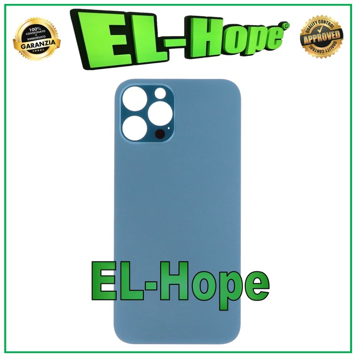 GLASS BACK BODY BATTERY COVER FOR IPHONE 12 PRO MAX COVER PACIFIC BLUE