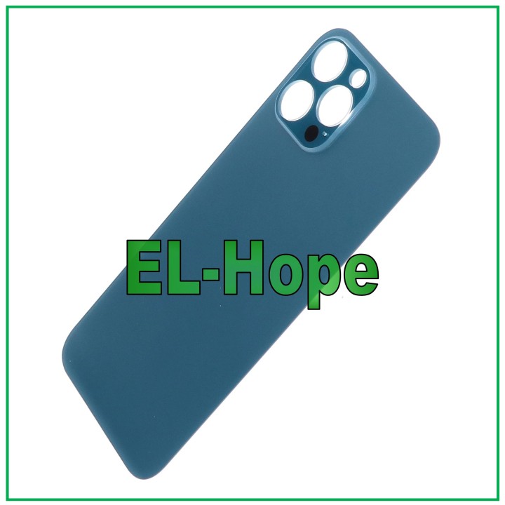 GLASS BACK BODY BATTERY COVER FOR IPHONE 12 PRO MAX COVER PACIFIC BLUE
