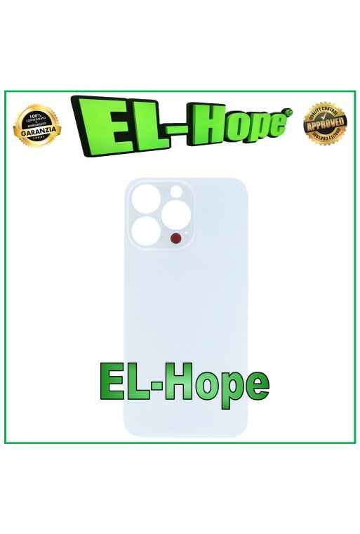GLASS BACK BODY COVER BATTERY COVER FOR IPHONE 13 PRO BIG HOLE SILVER
