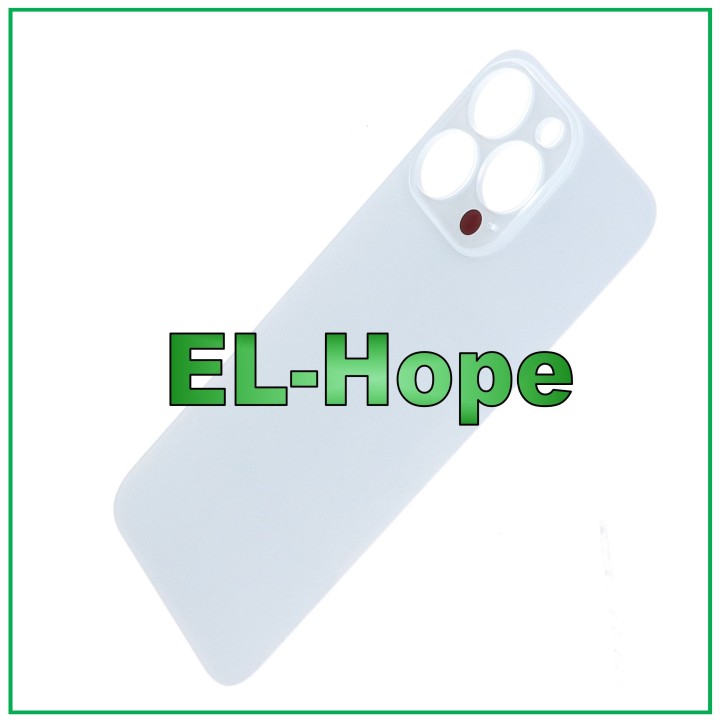 GLASS BACK BODY COVER BATTERY COVER FOR IPHONE 13 PRO BIG HOLE SILVER
