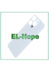 GLASS BACK BODY COVER BATTERY COVER FOR IPHONE 13 PRO BIG HOLE SILVER