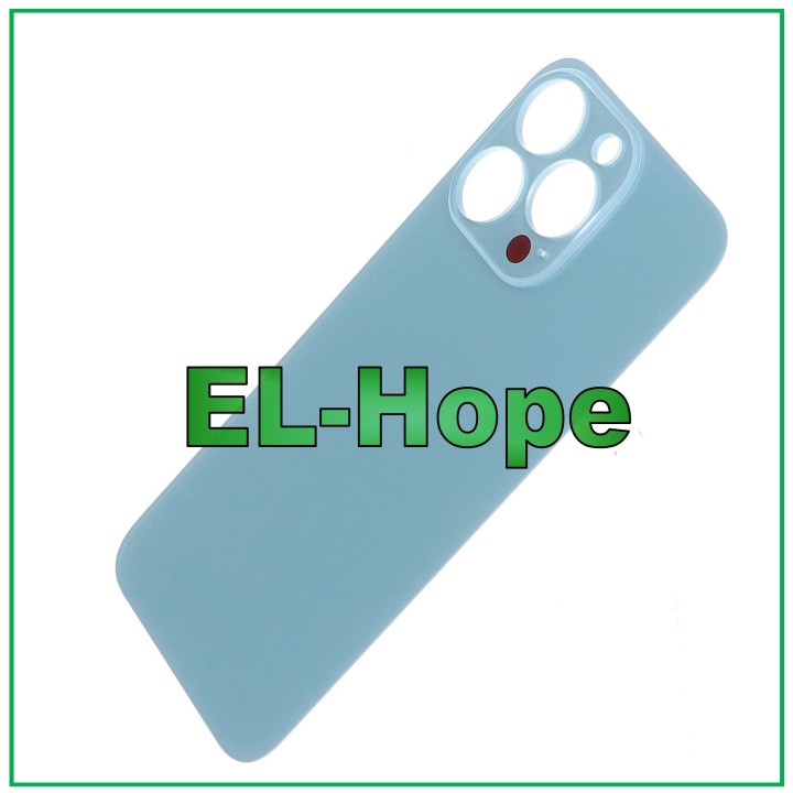 GLASS BACK BODY BATTERY COVER FOR IPHONE 13 PRO BIG HOLE SIERRA BLUE
