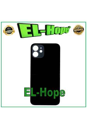 GLASS BACK BODY BATTERY COVER FOR IPHONE 12 BACK COVER BIG HOLE BLACK