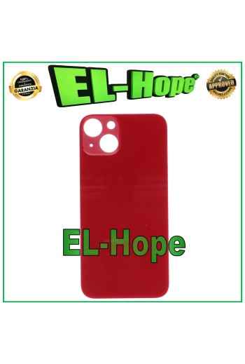 GLASS BACK BODY BATTERY COVER FOR IPHONE 13 BACK COVER BIG HOLE RED