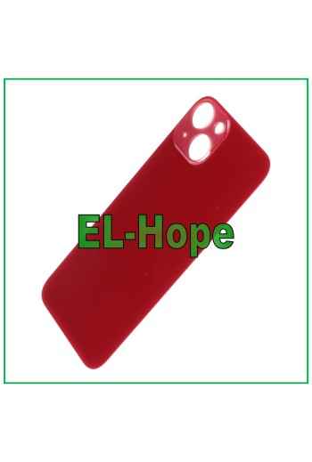 GLASS BACK BODY BATTERY COVER FOR IPHONE 13 BACK COVER BIG HOLE RED