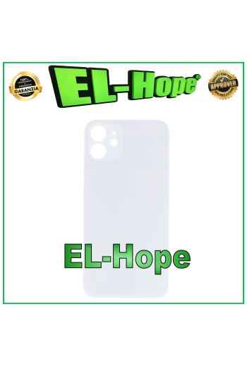 GLASS BACK BODY BATTERY COVER FOR IPHONE 12 BACK COVER BIG HOLE WHITE
