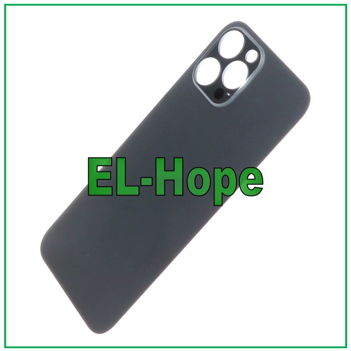 GLASS BACK BODY BATTERY COVER FOR IPHONE 12 PRO MAX BIG HOLE GRAPHITE