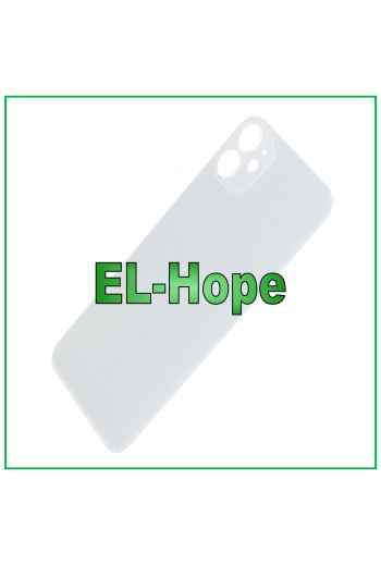 GLASS BACK BODY BATTERY COVER FOR IPHONE 11 BACK COVER BIG HOLE WHITE