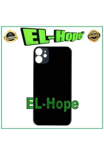 GLASS BACK BODY BATTERY COVER FOR IPHONE 11 BACK COVER BIG HOLE BLACK