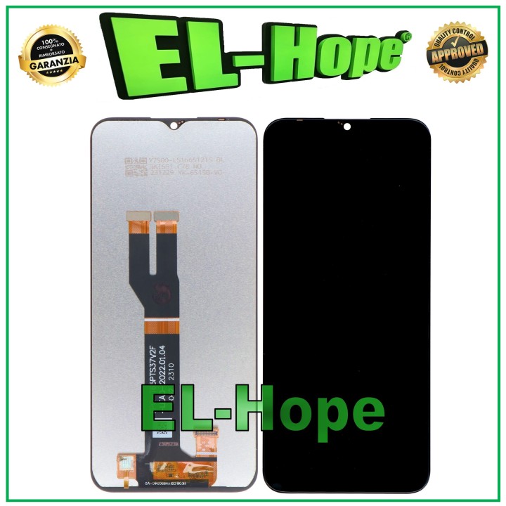 LCD DISPLAY FOR ZTE BLADE A52 LITE TOUCH SCREEN GLASS SCREEN ASSEMBLED BLACK