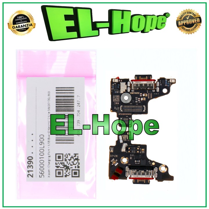 ORIGINAL DOCK CHARGING CONNECTOR SERVICE 100% XIAOMI MI 12 LITE 2203129G