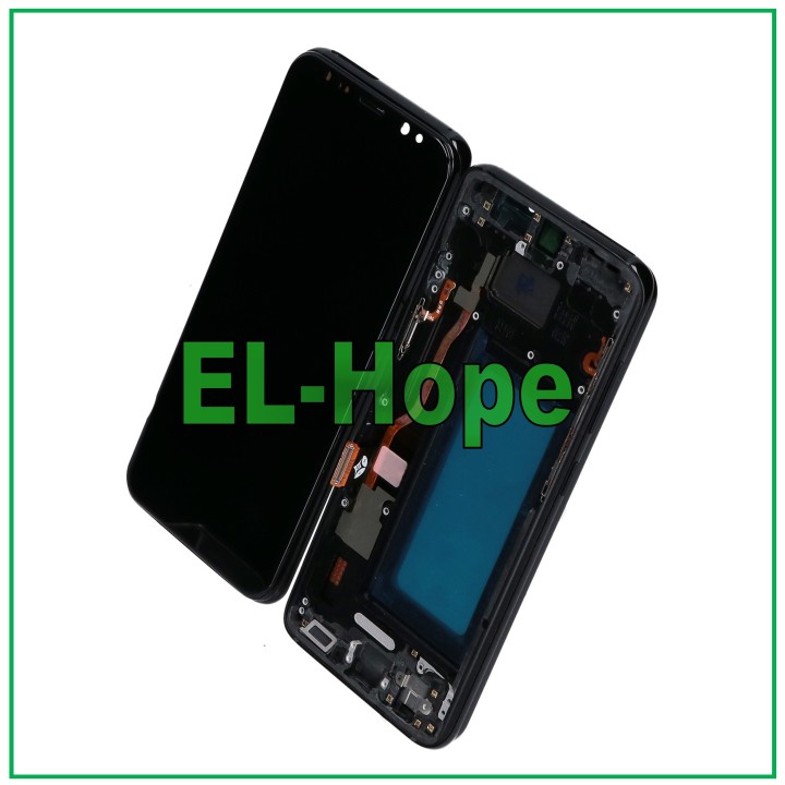 TFT LCD DISPLAY + FRAME FOR SAMSUNG GALAXY S8 SM-G950 F TOUCH SCREEN BLACK GLASS