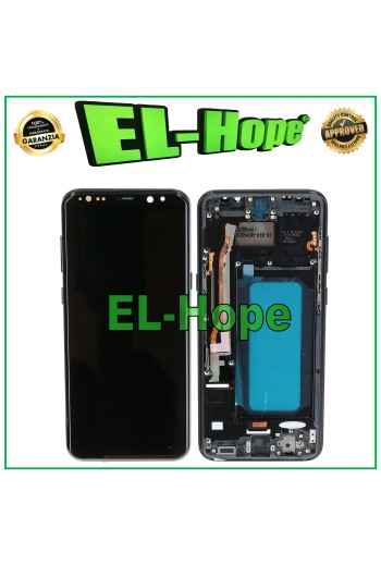 TFT FRAME LCD DISPLAY FOR SAMSUNG GALAXY S8 PLUS SM-G955 TOUCH SCREEN BLACK GLASS