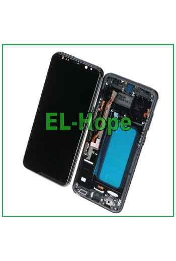 TFT FRAME LCD DISPLAY FOR SAMSUNG GALAXY S8 PLUS SM-G955 TOUCH SCREEN BLACK GLASS