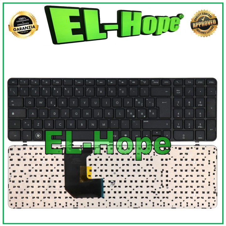 ITALIAN KEYBOARD FOR HP G7-2002EV G7-2004EZ G7-2033CA G7-2051SF BLACK NOTEBOOK