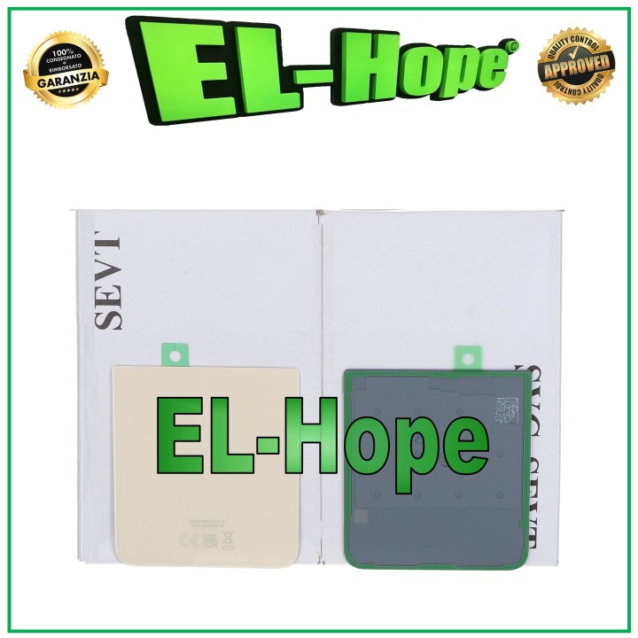 ORIGINAL LOWER REAR GLASS SAMSUNG GALAXY Z FLIP 3 5G SM-F711B CREAM