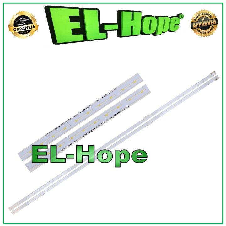 KIT OF 2 54 LED STRIP BARS FOR 55  TV LG LGE 17Y 55UJ65 1907 L/R ELED1240 ELED1241