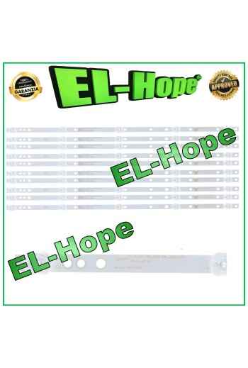 KIT 10 5 LED STRIP BARS FOR 50 TV AKAI CY-HL + HT-49D-3528 MS-L1162 LB1644