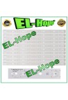 KIT 10 BARS 6 LEDs FOR 50  TV HAIER KC-500W-TE01A-50T9-MCPCB 6003100094 LB1561