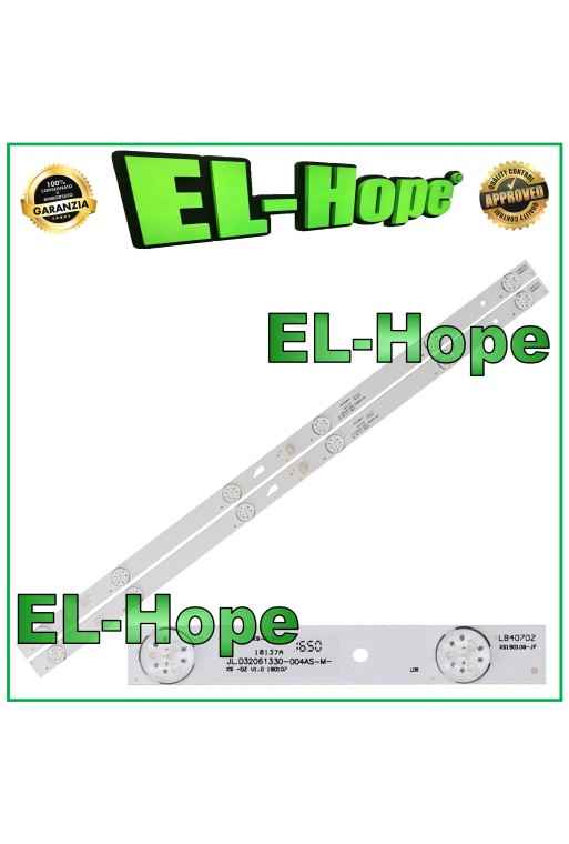 KIT OF 2 6 LED STRIP BARS FOR HAIER 32 TV JL.D32061330- 004AS-M 057GS-M LB407DZ 