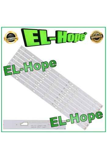 KIT 8 BARS 5 LEDs FOR 49 TV YHA-4C-LB490T-YH6 49HR332M05A0-V3 49HR332M05A-V4