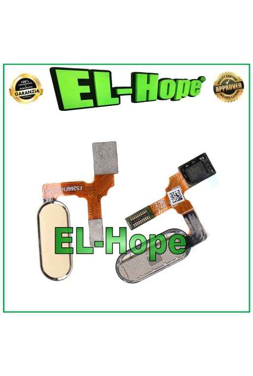 FLAT HOME BUTTON HUAWEI HONOR 9 GLORY STF-AL00 L09 GOLD FOOTPRINT