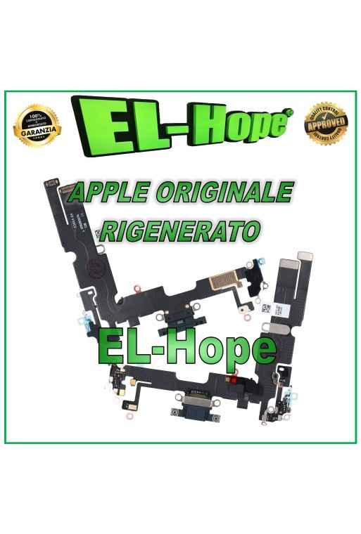 ORIGINAL APPLE IPHONE 14 PLUS MIDNIGHT REFURBISHED CHARGING CONNECTOR FLAT
