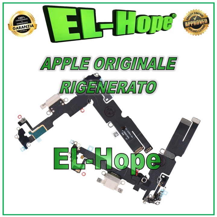 ORIGINAL APPLE IPHONE 14 PLUS GALAXY REFURBISHED CHARGING CONNECTOR FLAT