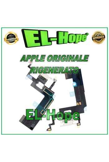 ORIGINAL APPLE IPHONE XR WHITE REFURBISHED CHARGING CONNECTOR FLAT