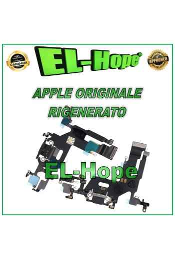 ORIGINAL APPLE IPHONE 11 BLACK REFURBISHED CHARGING CONNECTOR FLAT