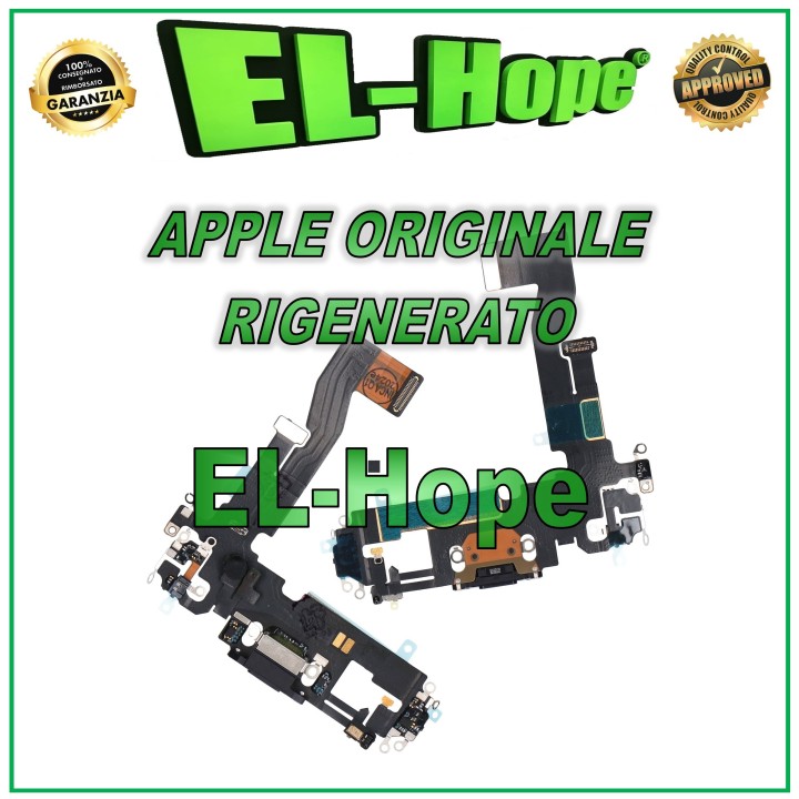 ORIGINAL APPLE IPHONE 12 /12 PRO GRAPHITE REFURBISHED CHARGING CONNECTOR FLAT