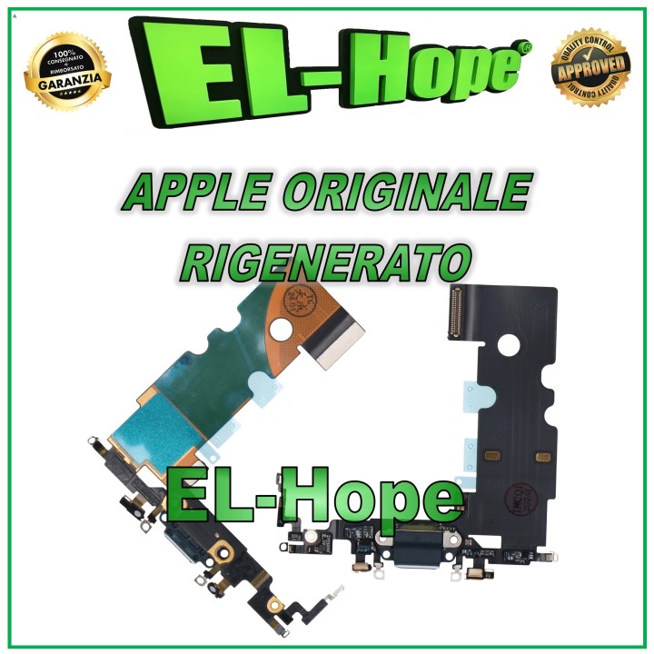 ORIGINAL APPLE IPHONE SE 3 2022 MIDNIGHT REFURBISHED CHARGING CONNECTOR FLAT