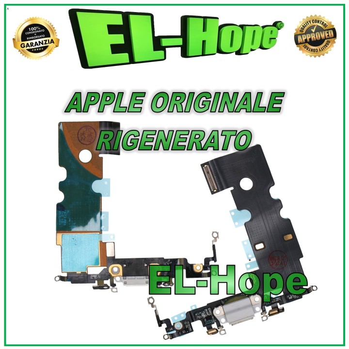 ORIGINAL APPLE IPHONE 8 SE 2020 REFURBISHED CHARGING CONNECTOR FLAT WHITE