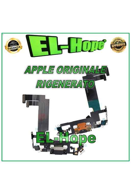 ORIGINAL APPLE IPHONE 12 MINI BLACK REFURBISHED CHARGING CONNECTOR FLAT