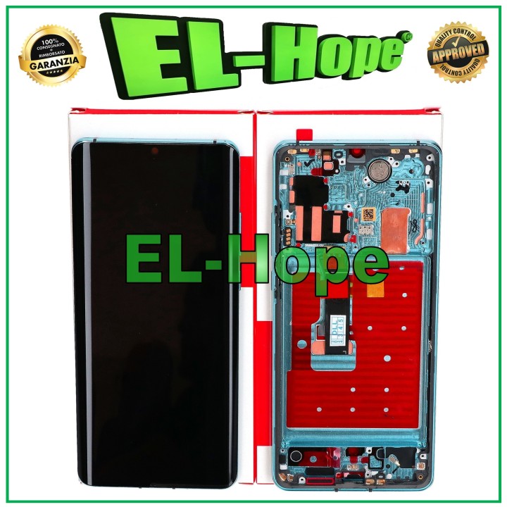 DISPLAY FRAME TOUCH PARI ORIGINALE SERVICE FOR HUAWEI P30 PRO VOG-L09 AURORA BLUE
