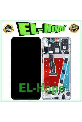 LCD DISPLAY FRAME FOR HUAWEI P30 LITE MAR-LX1M MAR-LX1A LX2J 48 MP TOUCH WHITE