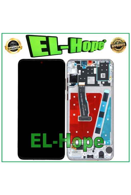 LCD DISPLAY FRAME FOR HUAWEI P30 LITE MAR-LX1M MAR-LX1A LX2J 48 MP TOUCH WHITE