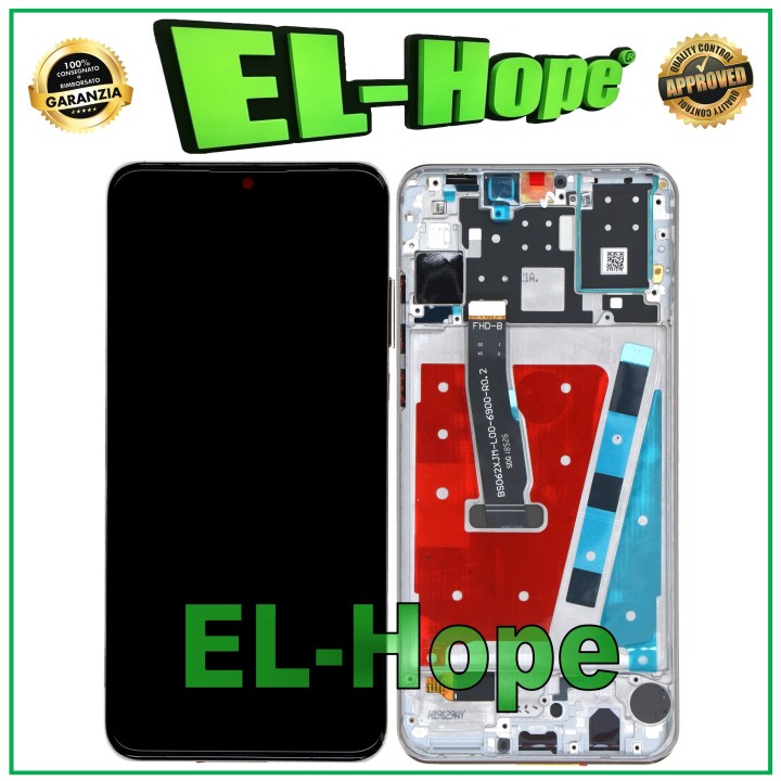LCD DISPLAY FRAME FOR HUAWEI P30 LITE MAR-LX1M MAR-LX1A LX2J 48 MP TOUCH WHITE