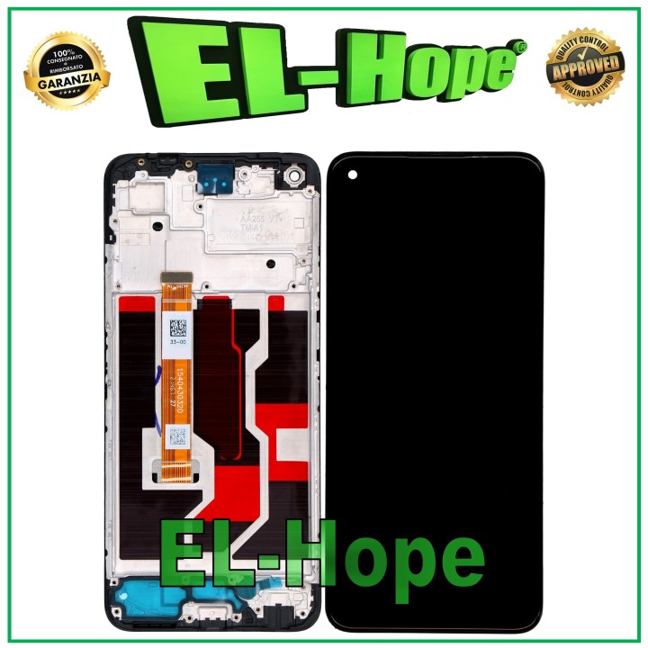 LCD DISPLAY + FRAME FOR OPPO A96 4G 2022 CPH2333 TOUCH SCREEN BLACK GLASS