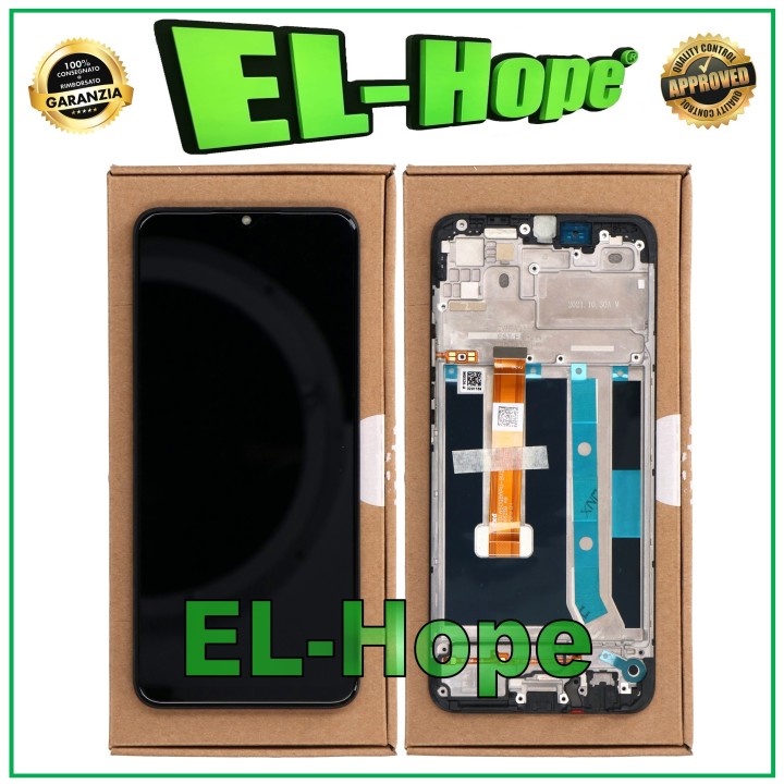 TOUCH LCD DISPLAY + ORIGINAL SERVICE FRAME OPPO A15 A15S CPH2185 CPH2179