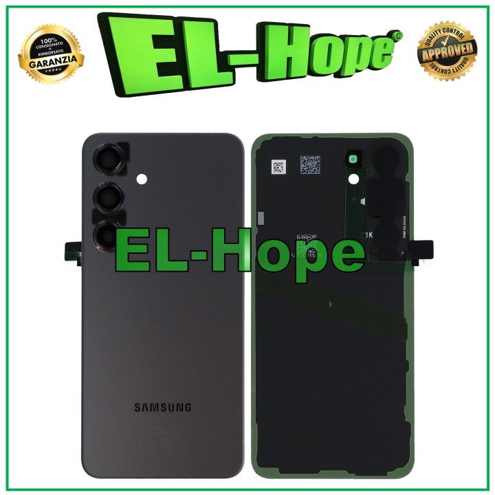 ORIGINAL SAMSUNG GALAXY S24 SM-S921 BATTERY COVER BLACK ONYX BACK