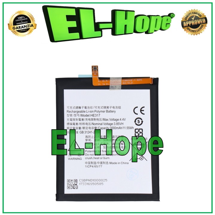HE317 BATTERY FOR NOKIA 6 N6 TA-1021 TA-1033 3000mAh EQUAL TO ORIGINAL