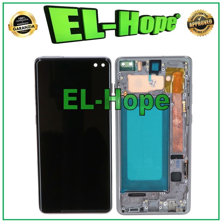TFT LCD DISPLAY + FRAME FOR SAMSUNG GALAXY S10 PLUS SM-G975F TOUCH SCREEN BLACK