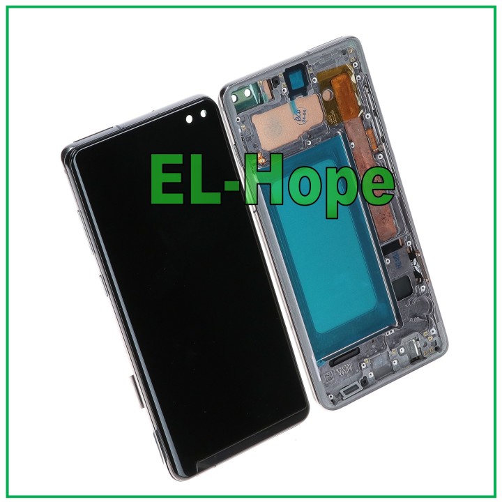 TFT LCD DISPLAY + FRAME FOR SAMSUNG GALAXY S10 PLUS SM-G975F TOUCH SCREEN BLACK