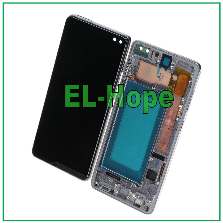 TFT LCD DISPLAY + FRAME FOR SAMSUNG GALAXY S10 PLUS SM-G975F TOUCH SCREEN BLACK