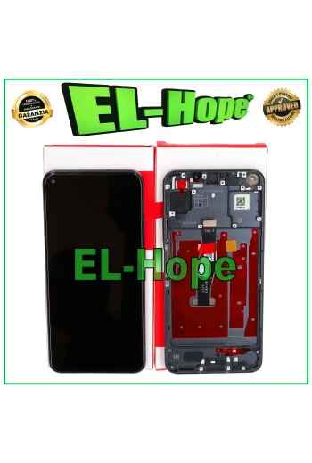 DISPLAY TOUCH FRAME PARI ORIGINAL SERVICE HUAWEI NOVA 5T YAL-L21 L61 L71 BLACK