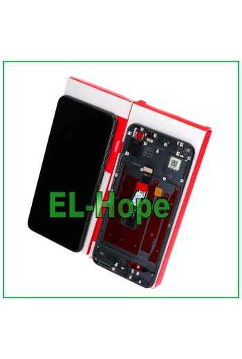 DISPLAY TOUCH FRAME PARI ORIGINAL SERVICE HUAWEI NOVA 5T YAL-L21 L61 L71 BLACK