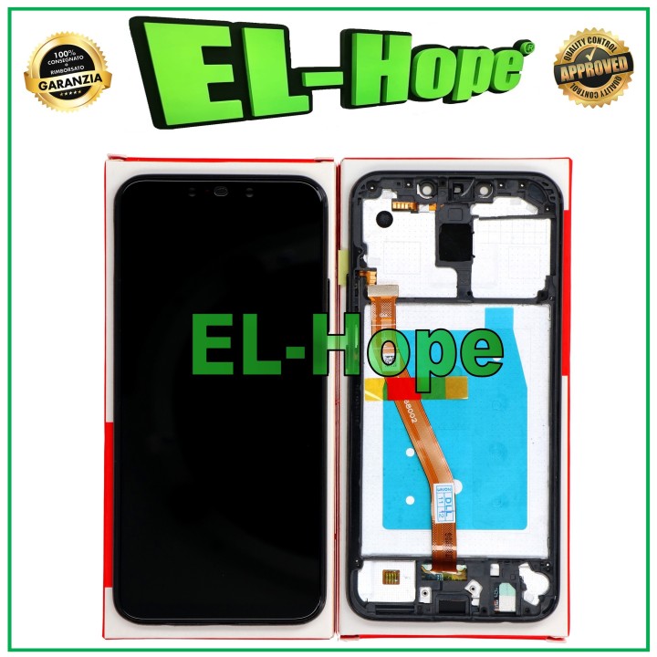 DISPLAY TOUCH FRAME PARI ORIGINAL SERVICE HUAWEI MATE 20 LITE SNE-LX1 AL00 BLACK